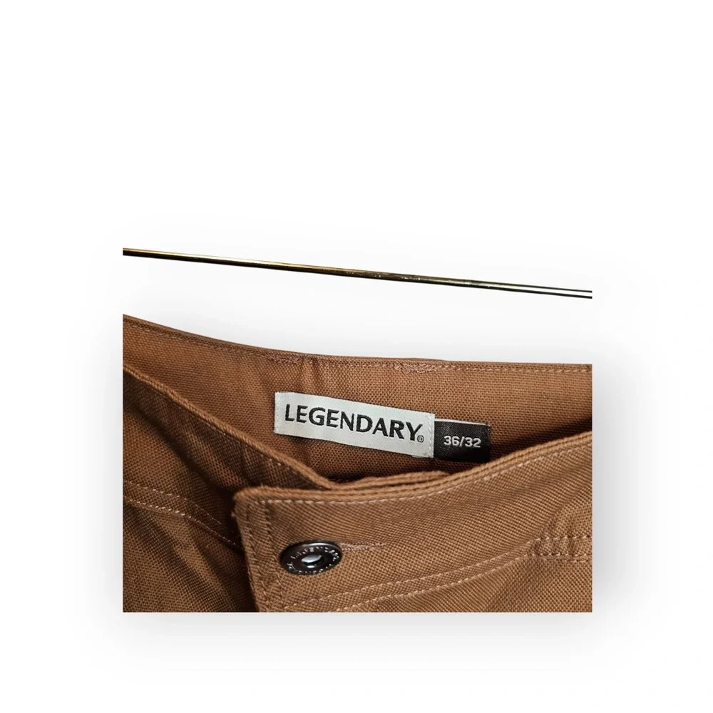 Legendary Whitetails Brown Canvas Utility Work Pants 36x32